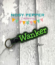Load image into Gallery viewer, Wanker Snap tab (single and multi files included) machine embroidery design DIGITAL DOWNLOAD