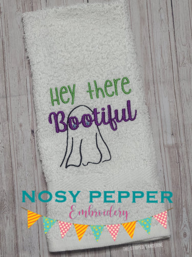 Hey there bootiful machine embroidery design (4 sizes included) DIGITAL DOWNLOAD
