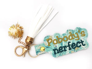 Pobody's Nerfect snap tab (single & multi files included) machine embroidery design DIGITAL DOWNLOAD