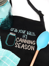 Load image into Gallery viewer, Grab your Balls, it&#39;s canning season machine embroidery design (4 sizes included) DIGITAL DOWNLOAD