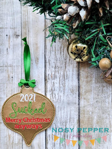 2021 Sucked Ornament 4x4 machine embroidery design DIGITAL DOWNLOAD
