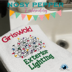 Griswold exterior lighting machine embroidery design (4 sizes included) DIGITAL DOWNLOAD