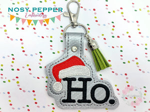Ho, Snap tab (single and multi files included) machine embroidery design DIGITAL DOWNLOAD