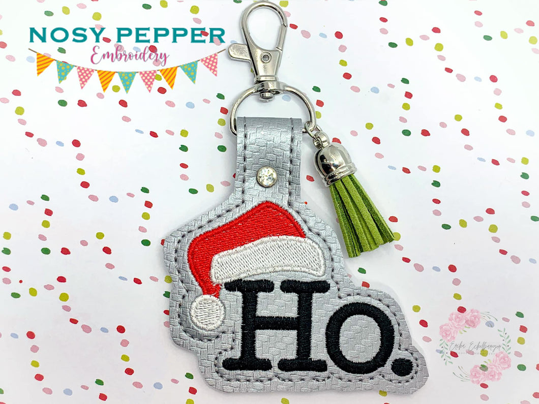 Ho, Snap tab (single and multi files included) machine embroidery design DIGITAL DOWNLOAD
