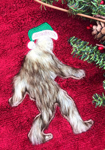 Bigfoot Santa applique machine embroidery design (4 sizes included) DIGITAL DOWNLOAD