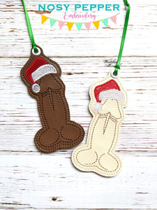 Christmas Johnson Ornament 4x4 machine embroidery design DIGITAL DOWNLOAD