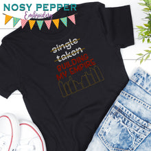 Load image into Gallery viewer, Building my empire machine embroidery design (4 sizes included) DIGITAL DOWNLOAD