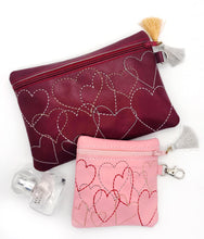Load image into Gallery viewer, Heart ITH Bag (2 sizes included) machine embroidery design DIGITAL DOWNLOAD