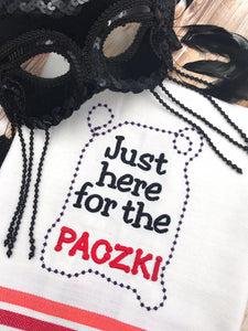 I'm just here for the paczki machine embroidery design (4 sizes included)