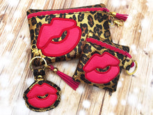 Load image into Gallery viewer, Lips applique Set of 3 designs machine embroidery design DIGITAL DOWNLOAD