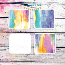 Load image into Gallery viewer, Make up wipe set (5 designs &amp; 2 sizes) machine embroidery design DIGITAL DOWNLOAD
