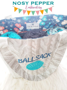 Ballsack applique machine embroidery design (5 sizes included) DIGITAL DOWNLOAD