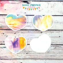 Load image into Gallery viewer, Make up wipe set (5 designs &amp; 2 sizes) machine embroidery design DIGITAL DOWNLOAD