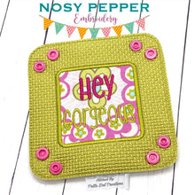Load image into Gallery viewer, Make up wipes and tray set (2 sizes with 4 designs included) machine embroidery design DIGITAL DOWNLOAD