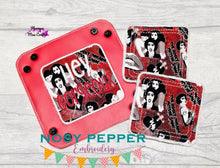 Load image into Gallery viewer, Make up wipes and tray set (2 sizes with 4 designs included) machine embroidery design DIGITAL DOWNLOAD