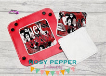 Load image into Gallery viewer, Make up wipes and tray set (2 sizes with 4 designs included) machine embroidery design DIGITAL DOWNLOAD