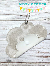 Load image into Gallery viewer, Cloud ITH pouch (5 sizes included) includes charm machine embroidery design DIGITAL DOWNLOAD