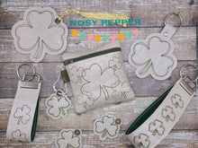 Load image into Gallery viewer, Shamrock Set of 6 machine embroidery designs (DIGITAL DOWNLOAD)