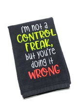 Load image into Gallery viewer, Control Freak machine embroidery design (4 sizes included) DIGITAL DOWNLOAD