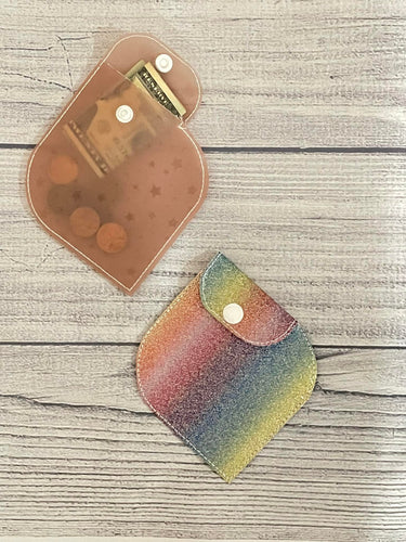 Petal ITH pouch (5 sizes included) includes charm machine embroidery design DIGITAL DOWNLOAD