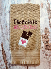 Load image into Gallery viewer, Chocolate understands applique machine embroidery design (4 sizes included) DIGITAL DOWNLOAD