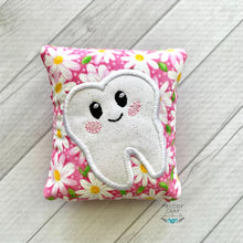 Load image into Gallery viewer, Tooth Fairy Pillow 2 hoop sizes included machine embroidery design DIGITAL DOWNLOAD