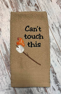 Can't touch this applique machine embroidery design (4 sizes included) DIGITAL DOWNLOAD