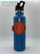 Load image into Gallery viewer, Basketball Bottle Band machine embroidery design DIGITAL DOWNLOAD