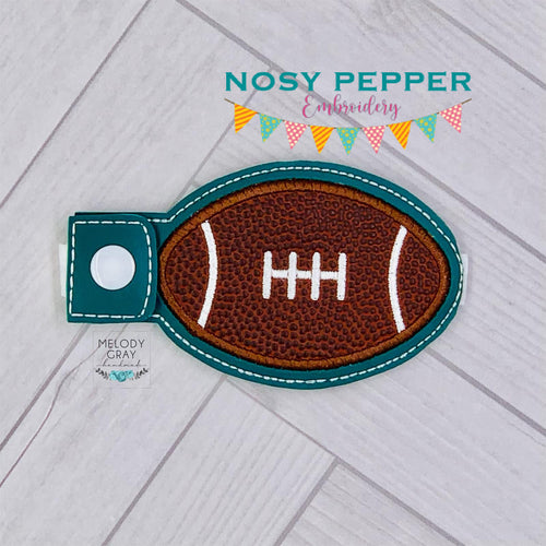 Football applique Bottle Band machine embroidery design DIGITAL DOWNLOAD