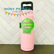 Load image into Gallery viewer, Where the people aren&#39;t Bottle Band machine embroidery design DIGITAL DOWNLOAD