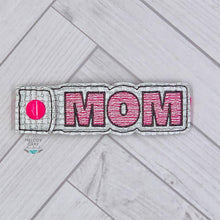 Load image into Gallery viewer, Mom water bottle band machine embroidery design DIGITAL DOWNLOAD
