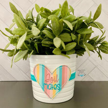 Load image into Gallery viewer, Soil Mates Planter band (3 sizes included) machine embroidery design DIGITAL DOWNLOAD
