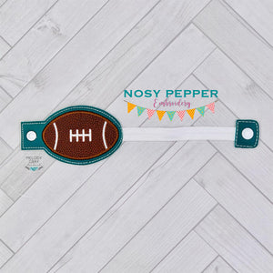 Football applique Bottle Band machine embroidery design DIGITAL DOWNLOAD