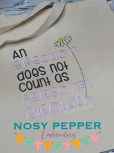 Load image into Gallery viewer, An erection does not count as personal growth machine embroidery design (4 sizes included) DIGITAL DOWNLOAD