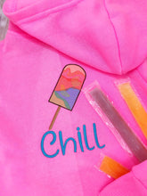 Load image into Gallery viewer, Chill (sketch fill and applique versions included; 5 sizes included) machine embroidery design DIGITAL DOWNLOAD