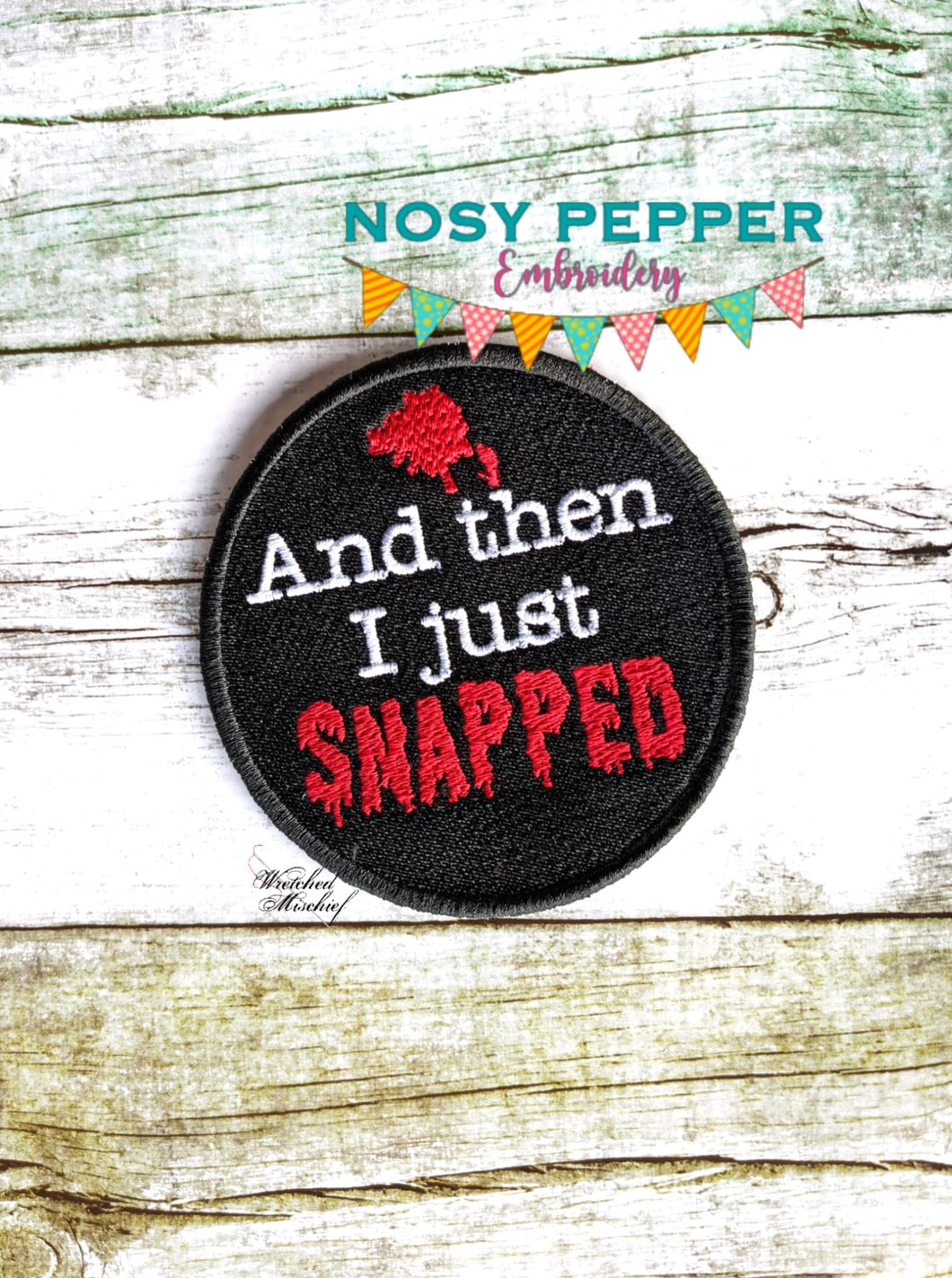 And then I just snapped patch 4x4 machine embroidery design DIGITAL DOWNLOAD