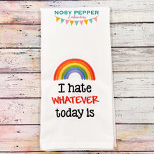 Load image into Gallery viewer, I hate whatever today is sketchy machine embroidery design (4 sizes included) DIGITAL DOWNLOAD