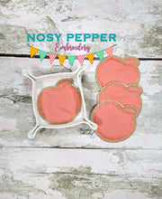 Load image into Gallery viewer, Peachy Clean Make up wipe and tray set (2 sizes of trays and 2 sizes of wipes included) machine embroidery design DIGITAL DOWNLOAD