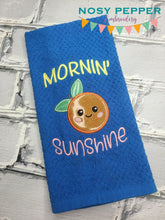 Load image into Gallery viewer, Mornin&#39; Sunshine applique machine embroidery design (4 sizes included) DIGITAL DOWNLOAD