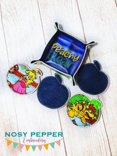 Load image into Gallery viewer, Peachy Clean Make up wipe and tray set (2 sizes of trays and 2 sizes of wipes included) machine embroidery design DIGITAL DOWNLOAD