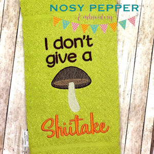 I don't give a shiitake machine embroidery design sketchy fill (5 sizes included) DIGITAL DOWNLOAD