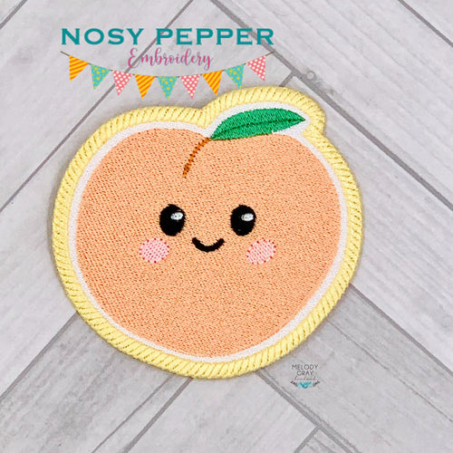 Peach Patch machine embroidery design DIGITAL DOWNLOAD
