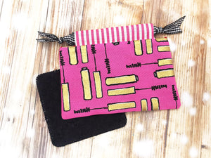 Mini Drawstring pouch PDF Sewing Pattern machine embroidery design DIGITAL DOWNLOAD