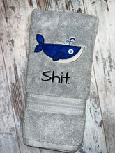 Load image into Gallery viewer, Whale sh*t design (sketch fill &amp; applique versions included in 5 sizes) machine embroidery design DIGITAL DOWNLOAD