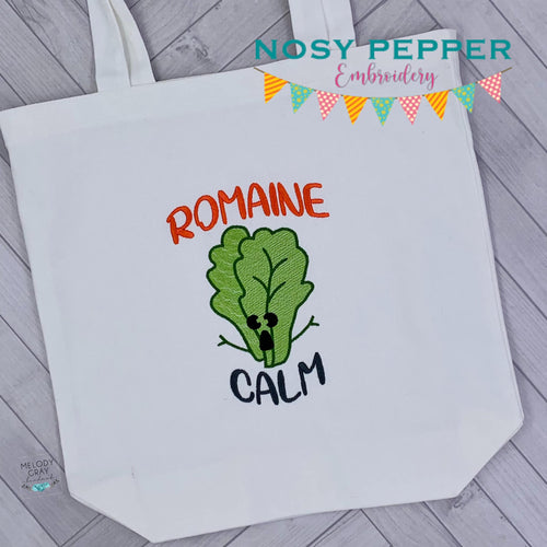 Romaine calm sketchy machine embroidery design (4 sizes included) DIGITAL DOWNLOAD