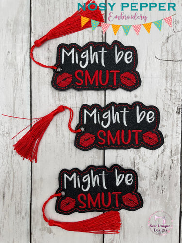 Might be smut bookmark/bag tag/ornament machine embroidery design DIGITAL DOWNLOAD
