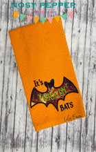 Load image into Gallery viewer, It&#39;s frickin&#39; bats applique machine embroidery design (4 sizes included) DIGITAL DOWNLOAD