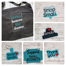 Load image into Gallery viewer, Small Business bundle (set of 6 designs) machine embroidery design DIGITAL DOWNLOAD