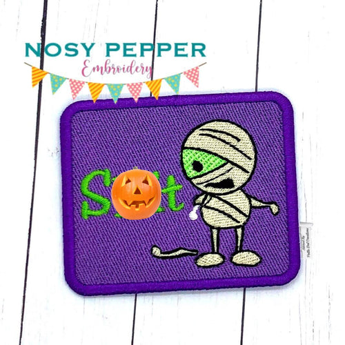 Sh*t mummy patch machine embroidery design DIGITAL DOWNLOAD