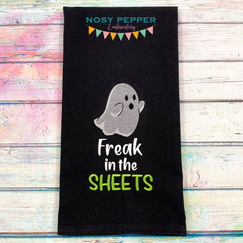 Freak In The Sheets sketchy machine embroidery design (4 sizes included) DIGITAL DOWNLOAD